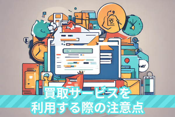 買取サービスを利用する際の注意点